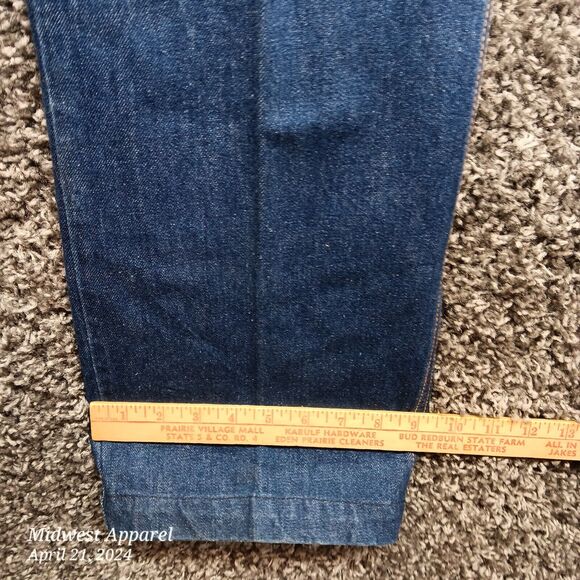 Vintage Jantzen Jeans Women 14 Blue Straight Leg‎ High Rise 90s 80s 28x30 - Picture 11 of 12
